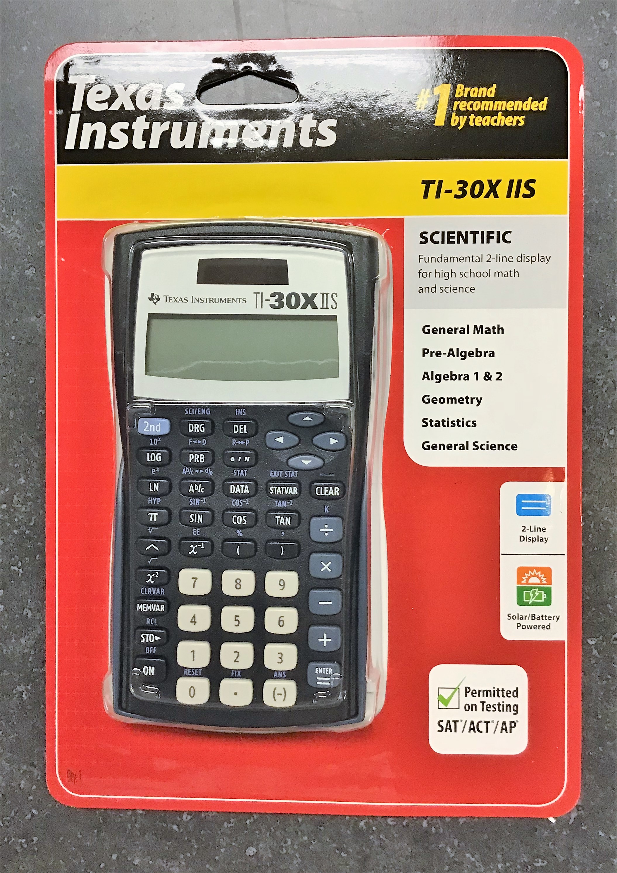 Texas Instruments TI30X IIS Solar Scientific Calculator Calculators